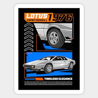 1976 Lotus Series 1 Sport Car Magnet